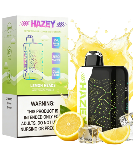 HAZEY Cloud -6  Lemon Heads  Aroma | Zero Nicotine 25,000 Puffs
